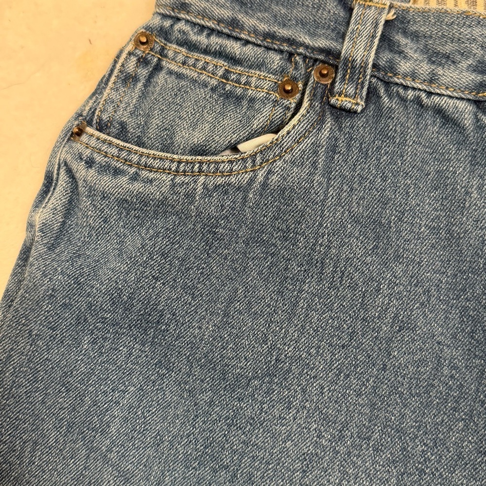 Y2K Baggy Jeans, Wide Leg, Mid Rise, Carpenter/Skater style, Petite/Ankle Crop - Picture 4 of 12